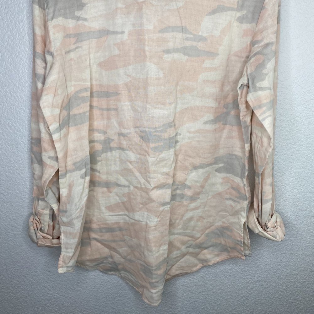 NWOT Sanctuary Favorite Boyfriend Shirt Camo Pink - Picture 7 of 13